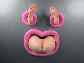 Gloryhole fuck that ass through the wall until her foot shake - pinkloving